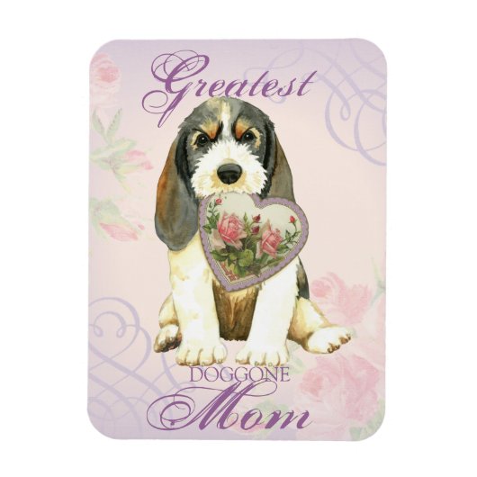 PBGV Heart Ma Magneet (Verticaal)