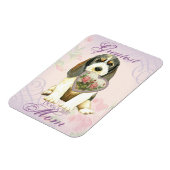 PBGV Heart Ma Magneet (Linkerzijde)