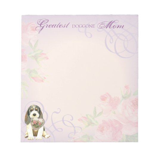 PBGV Heart Ma Notitieblok (Voorkant)