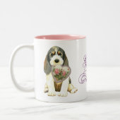 PBGV Heart Ma Tweekleurige Koffiemok (Links)