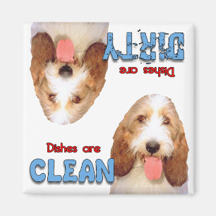 PBGV-Hondenliefhebbers Dishwaser Magnet