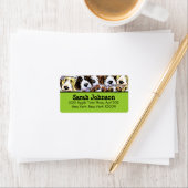 PBGV-kleuren Donkere tekst Aangepaste kleur Etiket (Insitu)