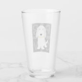 PBGV Petit Basset Griffon Vendeen Cartoon Dog Glas (Achterkant)
