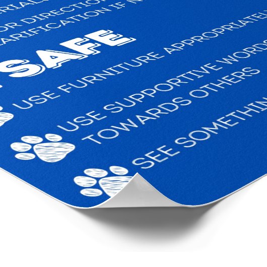 PBIS School Wide Expectations- Bulldog Poster (Hoek)