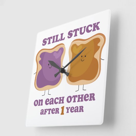 PBJ 1e Jubileum Vierkante Klok (Hoek)