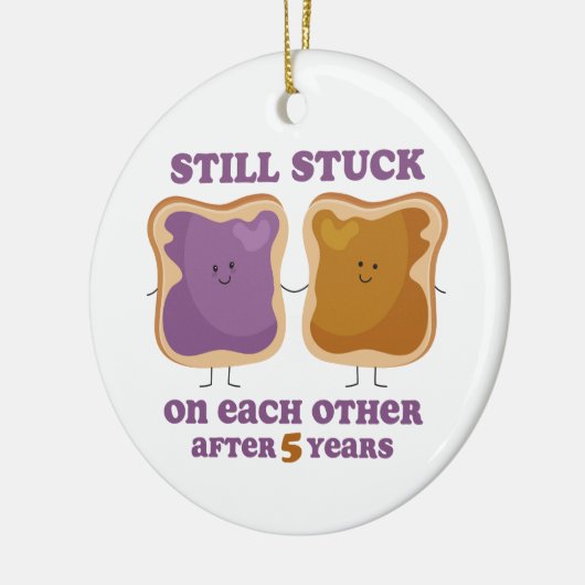 PBJ 5th Jubileum Keramisch Ornament (Links)