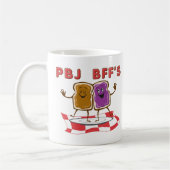 PBJ BFF Funny Mug Koffiemok (Links)