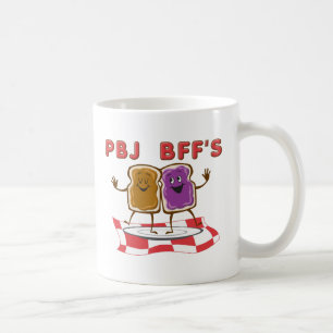 PBJ BFF Funny Mug Koffiemok