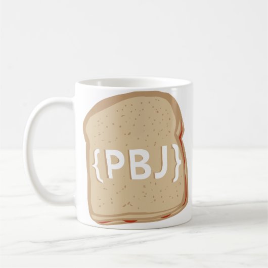 {PBJ} Logo - Dubbele gesteunde Mok (Links)