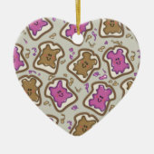 PBJ Sandwich Keramisch Ornament (Voorkant)