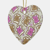 PBJ Sandwich Keramisch Ornament (Links)
