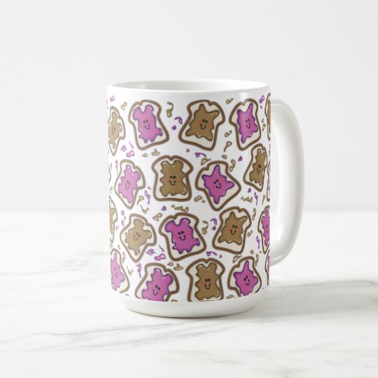 PBJ Sandwich Koffiemok (Voorkant rechts)