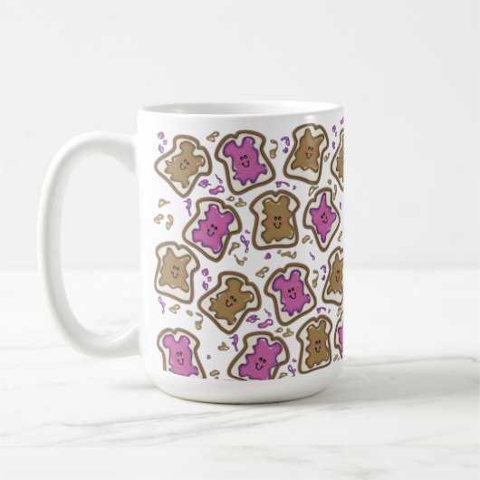 PBJ Sandwich Koffiemok (Links)