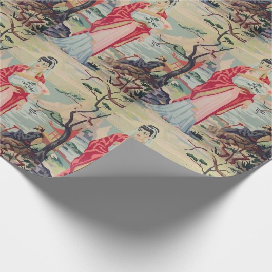  PBN Aziatische vrouw die papier verpakt (Hoek)