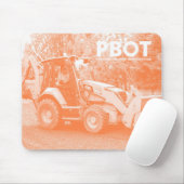 PBOT Backhoe Mousepad Muismat (Met muis)