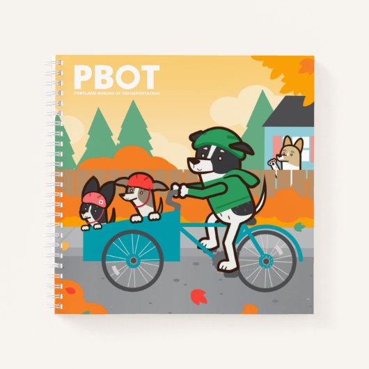 PBOT Honden van Herfst notitieboek (Voorkant)