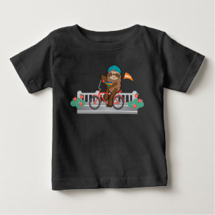 PBOT Sloth Bike baby t-shirt