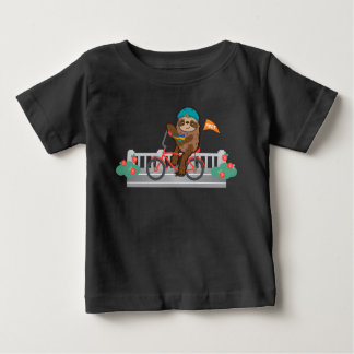 PBOT Sloth Bike baby t-shirt