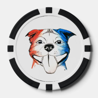 PBR Pit Bull Poker Chipset Poker Chips