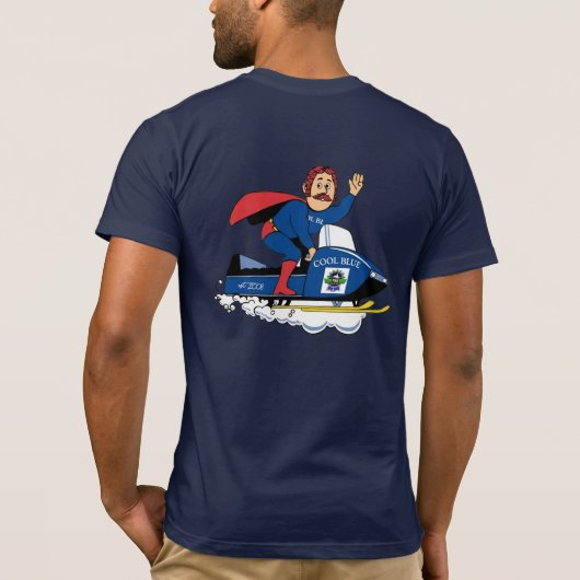 PBR Sneeuwscooter Guy TEAM T-Shirt (Achterkant)