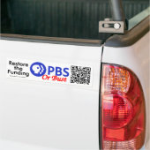 PBS of Bust Bumpersticker (Op Truck)