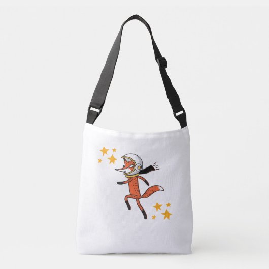 PBSummit Dash the Fox Astronaut Cross-Body Bag Crossbody Tas (Voorkant)