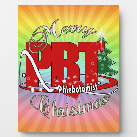 PBT CHRISTMAS PHLEBOTOMIST LABORATOORY FOTOPLAAT (Voorkant)