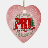 PBT CHRISTMAS PHLEBOTOMIST LABORATOORY KERAMISCH ORNAMENT (Rechts)