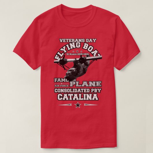 PBY Catalina Flay Boat T-shirt (Design voorkant)