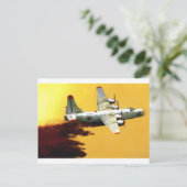 PBY Firefighter Vliegtuig Briefkaart (Staand voorkant)