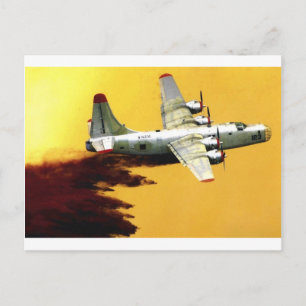 PBY Firefighter Vliegtuig Briefkaart