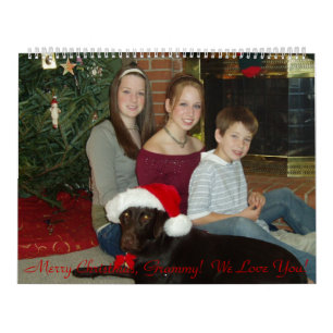 PC090017, Vrolijk Kerstfeest, Grammy!  We houden v Kalender