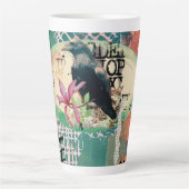 PC2506 - Letter Crow Latte Mok (Voorkant)
