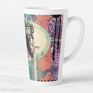 PC2506 - Letter Crow Latte Mok