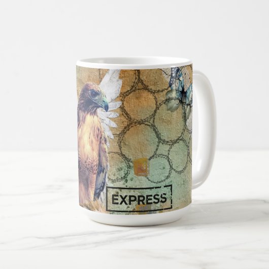 PC2511 - Angel Hawk Koffiemok (Voorkant rechts)