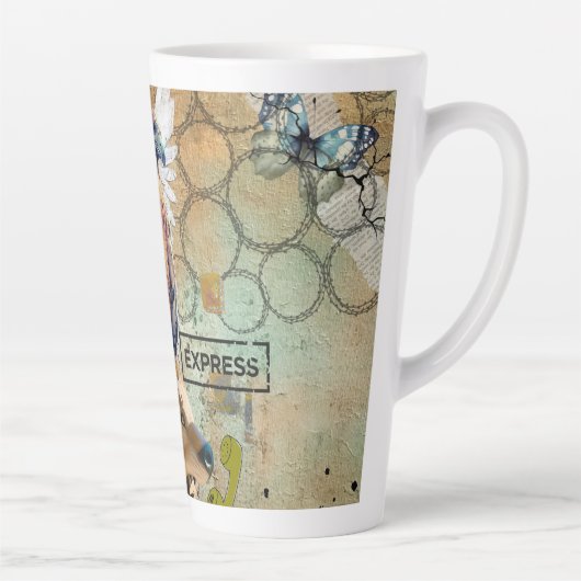 PC2511 - Angel Hawk Latte Mok (Rechts)