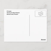 pc Artisanware Knit Post Card Briefkaart (Achterkant)