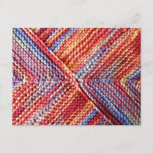 pc Artisanware Knit Post Card Briefkaart