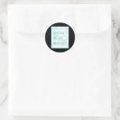 Pc Computer Geek Nerd Vrede Liefde Cricket Liefheb Ronde Sticker (Tas)