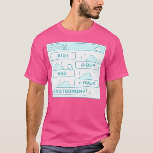 PC Computer Geek Science Nerd Gamer Boy Who Loves T-shirt (Voorkant)