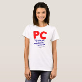 PC-definitie T-shirt (Voorkant volledig)