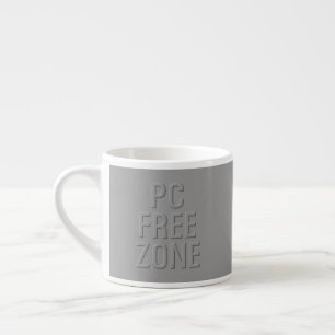 PC Free Zone grijze espresso-mok Espresso Kop