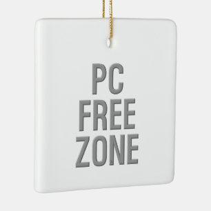 PC Free Zone wit keramisch ornament