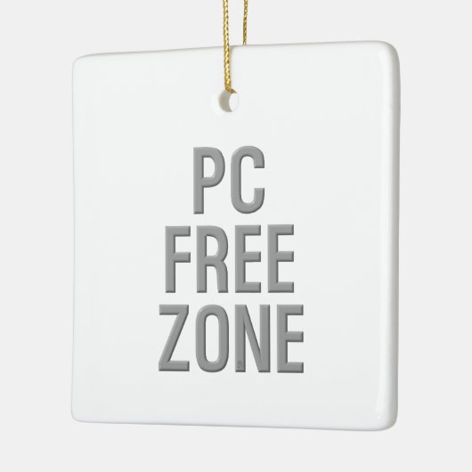 PC Free Zone wit keramisch ornament (Links)
