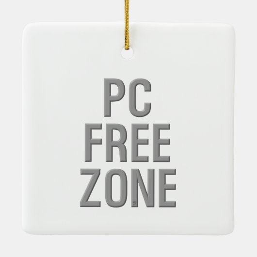 PC Free Zone wit keramisch ornament (Achterkant)