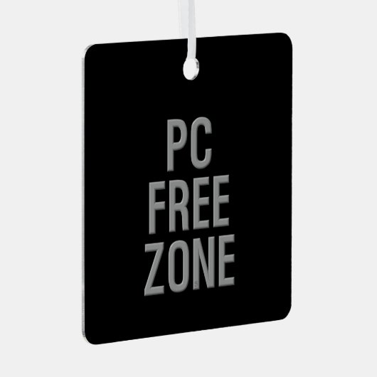 Pc Free Zone zwart ornament (Voorkant Rechts)
