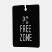 Pc Free Zone zwart ornament (Voorkant links)