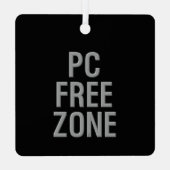 Pc Free Zone zwart ornament (Achterkant)