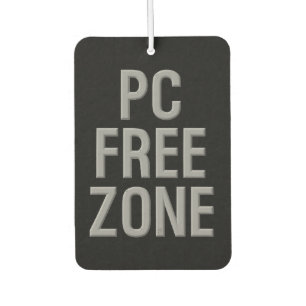 PC Free Zone zwarte auto luchtverfrisser