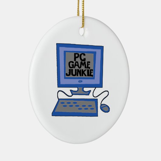 PC Game Junkie Keramisch Ornament (Rechts)